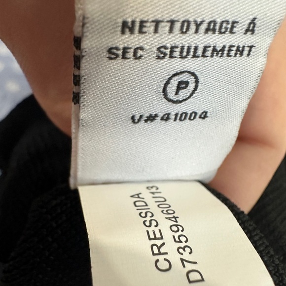 DVF Diane von furstenberg cressida dress in black size medium - Picture 9 of 9